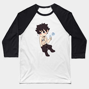 Chibi Gray Baseball T-Shirt